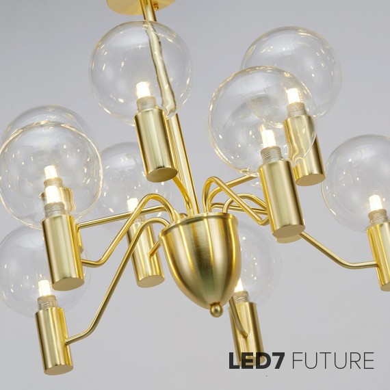 Loft Industry Modern - Moon Chandelier